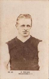1923 Magpie Portraits of Our Leading Footballers #62 Percy Wilson Front